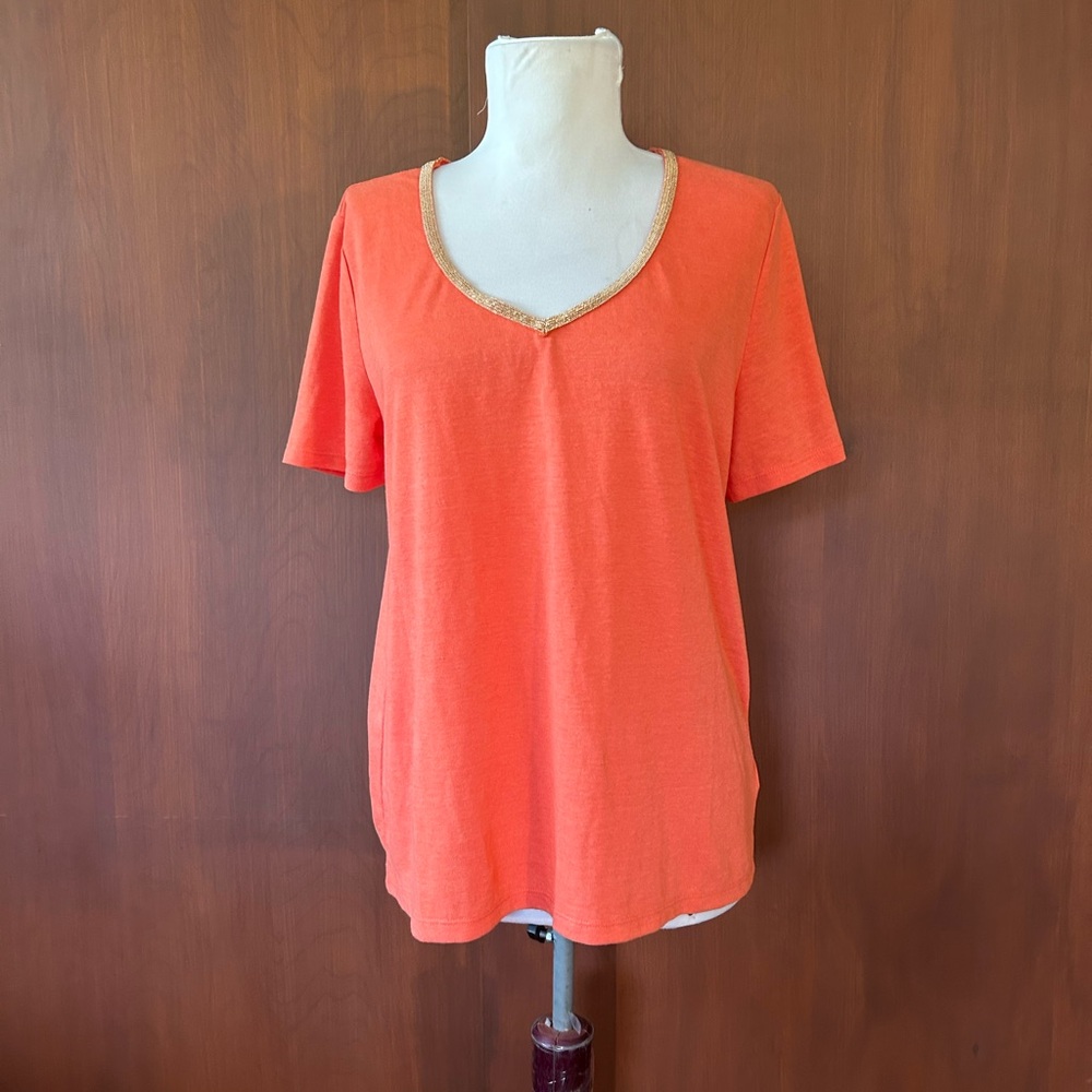 NWT Talbots linen blend shirt